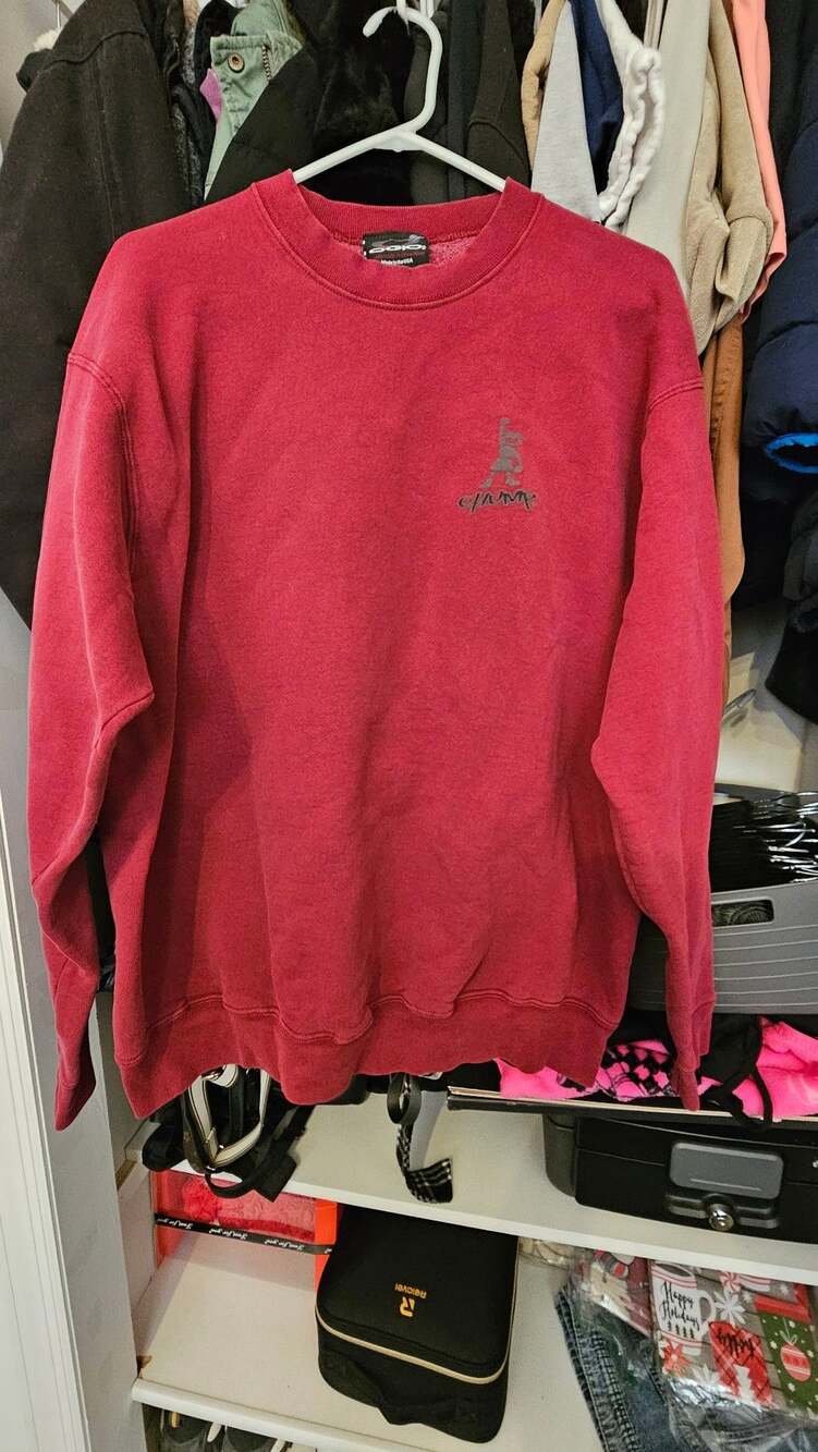 OGIO Sweatshirt Size XL Vintage Red Graphic Mommy Can't Save You Now